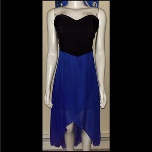 Strapless Assymetrical Dress